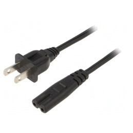 Cablu Alimentare IEC C7 - NEMA 5-15, 1.8m, 7A | Electronic-mag.ro | Componente Electronice