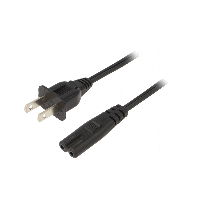 Cablu Alimentare IEC C7 - NEMA 5-15, 1.8m, 7A | Electronic-mag.ro | Componente Electronice Cablu Alimentare IEC C7 - NEMA 5-15, 1.8m, 7A | Electronic-mag.ro | Componente Electronice