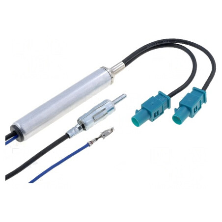 Separator antenă DIN cu 2 mufe Fakra pentru Seat, VW, Škoda | Electronic-mag.ro | Componente Electronice