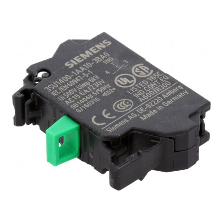 Element de Contact 22mm 3SU1.5 Cleme cu Arc | Electronic-mag.ro | Componente Electronice