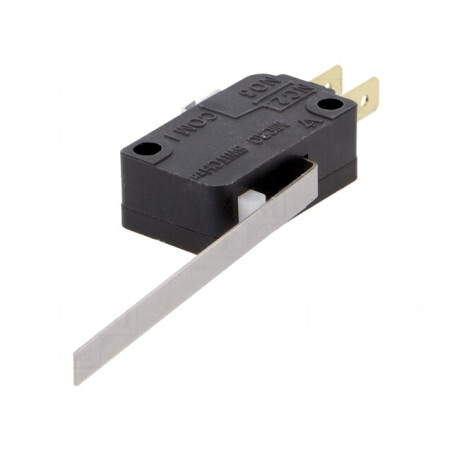 Microîntrerupător SNAP ACTION 11A/125VAC SPDT cu manetă | Electronic-mag.ro | Componente Electronice