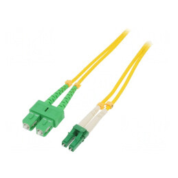 Patch Cord Fibră Optică LC/APC-SC/APC 1m 9/125um | Electronic-mag.ro | Componente Electronice