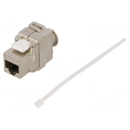 Soclu RJ45 Cat 6a Ecranat Keystone 8p8c IDC | Electronic-mag.ro | Componente Electronice
