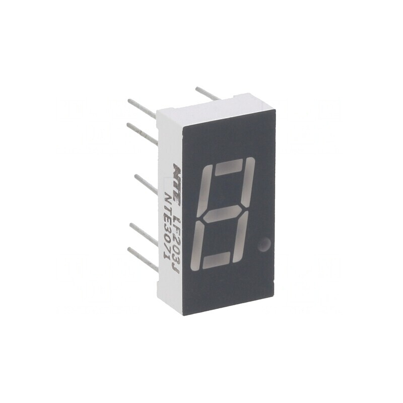 Afișaj LED 7 Segmente 10,6mm Ambră | Electronic-mag.ro | Componente Electronice