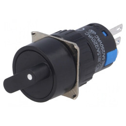 Comutator Rotativ 2 Poziții SPDT 3A/220V 2A/24V | Electronic-mag.ro | Componente Electronice