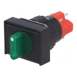Comutator Rotativ 2 Pozitii SPST 3A/220VAC 2A/24VDC | Electronic-mag.ro | Componente Electronice