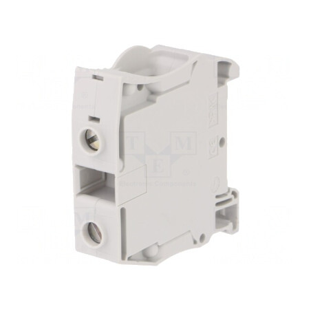 Conector Șine 1-50mm2 2 Borne Gri 16mm | Electronic-mag.ro | Componente Electronice
