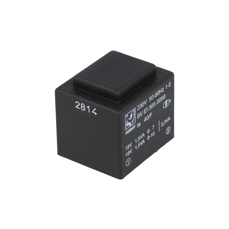 Transformator încapsulat 3VA 230V 18V PCB | Electronic-mag.ro | Componente Electronice Transformator încapsulat 3VA 230V 18V PCB | Electronic-mag.ro | Componente Electronice