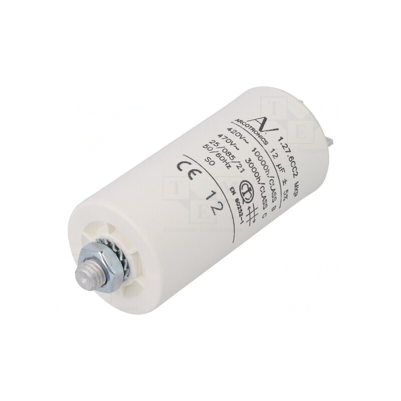 Condensator 12uF 420VAC pentru Motoare | Electronic-mag.ro | Componente Electronice