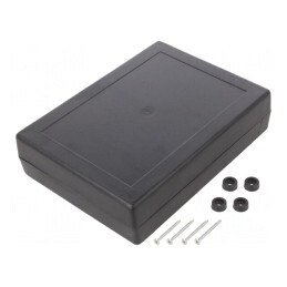 Carcasă Universală ABS Neagră 139.5x190x47 mm | Electronic-mag.ro | Componente Electronice