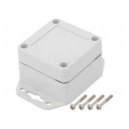 Carcasă Universală Policarbonat 60x60x40mm IP65 | Electronic-mag.ro | Componente Electronice