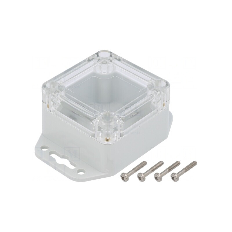 Carcasă Universală Policarbonat IP65 60x60x40mm | Electronic-mag.ro | Componente Electronice