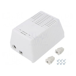 Carcasă Alimentator ABS Gri 97x137x67 mm | Electronic-mag.ro | Componente Electronice