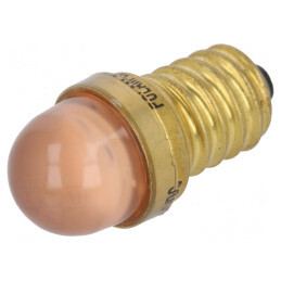 Lampă LED portocalie E14 230V | Electronic-mag.ro | Componente Electronice