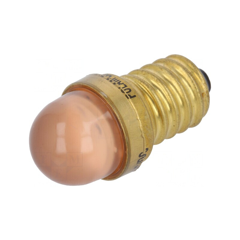 Lampă LED portocalie E14 230V | Electronic-mag.ro | Componente Electronice