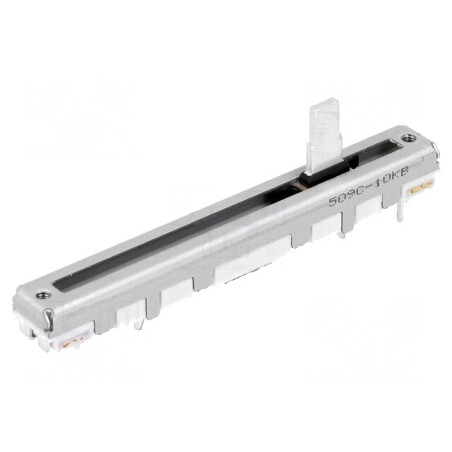 Potentiometru Glisant 10kΩ 250mW THT Linear Metalic | Electronic-mag.ro | Componente Electronice