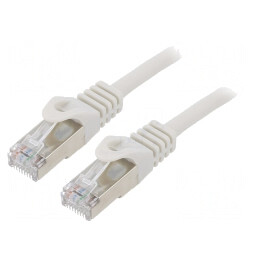 Cablul de rețea Patch Cord F/UTP Cat6 10m PVC Gri RJ45 | Electronic-mag.ro | Componente Electronice