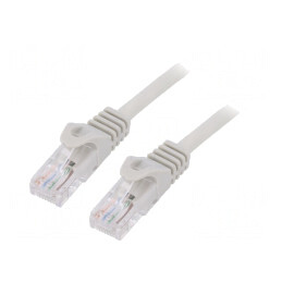 Patch Cord U/UTP Cat6 10m Gri | Electronic-mag.ro | Componente Electronice