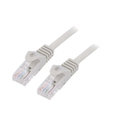 Patch Cord U/UTP Cat6 10m Gri | Electronic-mag.ro | Componente Electronice