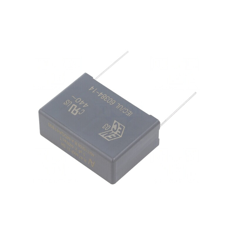 Condensator Polipropilenă 1uF THT ±10% | Electronic-mag.ro | Componente Electronice