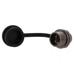 Soclu ST12 tată IP67 13A 250V | Electronic-mag.ro | Componente Electronice
