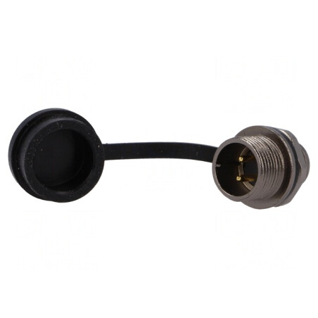 Soclu ST12 tată IP67 13A 250V | Electronic-mag.ro | Componente Electronice