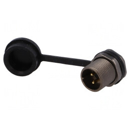 Soclu ST12 tată 13A IP67 250V | Electronic-mag.ro | Componente Electronice