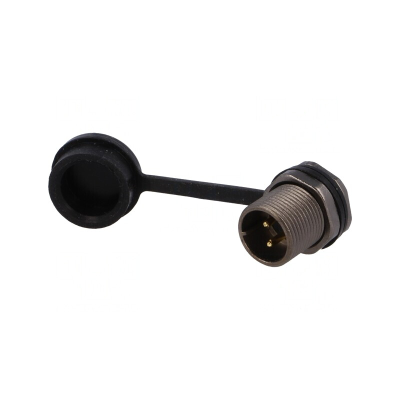 Soclu ST12 tată 13A IP67 250V | Electronic-mag.ro | Componente Electronice