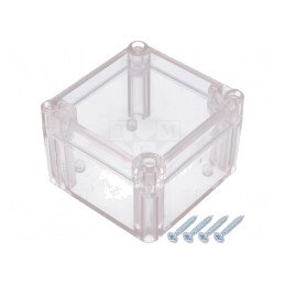 Carcasă Universală ABS Semitransparentă 80x82x55mm | Electronic-mag.ro | Componente Electronice