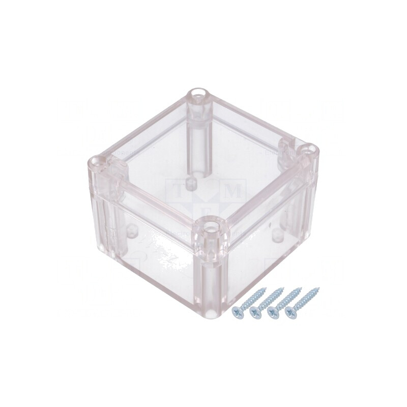 Carcasă Universală ABS Semitransparentă 80x82x55mm | Electronic-mag.ro | Componente Electronice