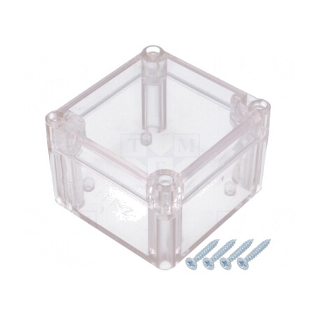 Carcasă Universală ABS Semitransparentă 80x82x55mm | Electronic-mag.ro | Componente Electronice