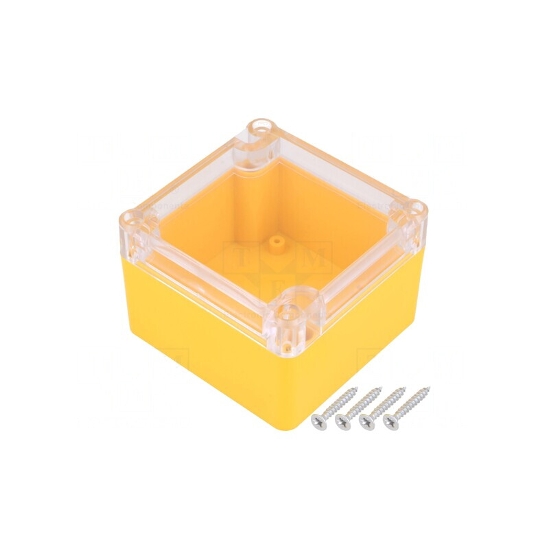 Carcasă Universală ABS Galbenă cu Garnitură 80x82x55mm | Electronic-mag.ro | Componente Electronice Carcasă Universală ABS Galbenă cu Garnitură 80x82x55mm | Electronic-mag.ro | Componente Electronice