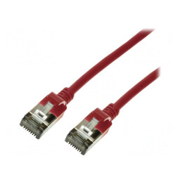 Patch Cord U/FTP Cat 6a TPE Roșu | Electronic-mag.ro | Componente Electronice