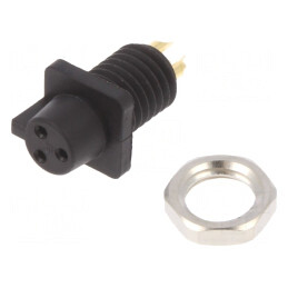 Conector Circular 60V 3 Pin Soclu Mamă 3A | Electronic-mag.ro | Componente Electronice