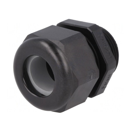 Intrare cablu M25 IP68 neagră 9-16mm termoplastică | Electronic-mag.ro | Componente Electronice