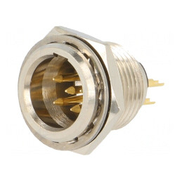 Conector XLR mini 5 pini pentru lipire | Electronic-mag.ro | Componente Electronice
