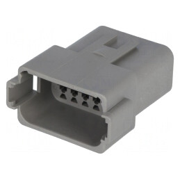 Conector cablu-cablu DT tată 12 pini gri IP68 | Electronic-mag.ro | Componente Electronice