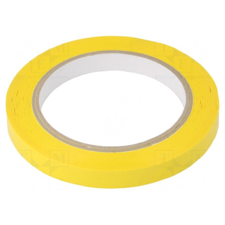 Bandă electroizolantă galbenă 12mm x 66m | Electronic-mag.ro | Componente Electronice