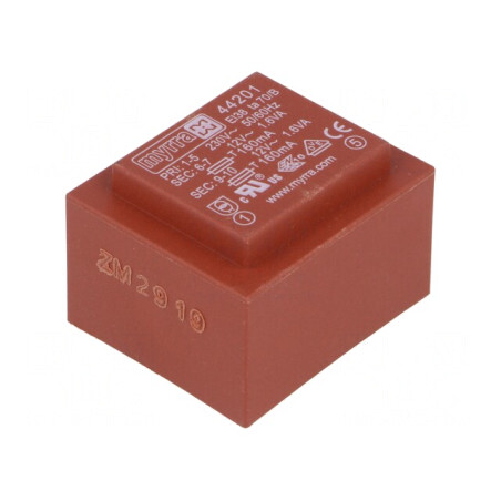 Transformator Încapsulat 3,2VA 230V 12V 133mA | Electronic-mag.ro | Componente Electronice