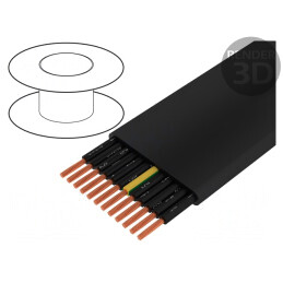 Cablu Electric 12G 0.75mm² Neecranat 300V/500V Cu | Electronic-mag.ro | Componente Electronice