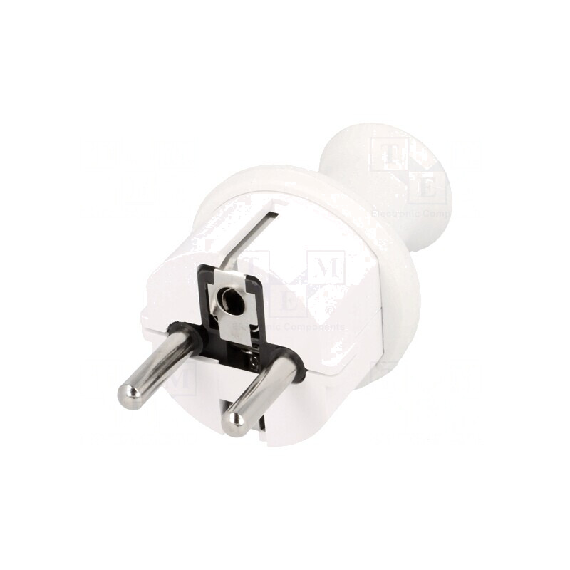 Conector alimentare AC 230V 16A Alb 3 PIN | Electronic-mag.ro | Componente Electronice
