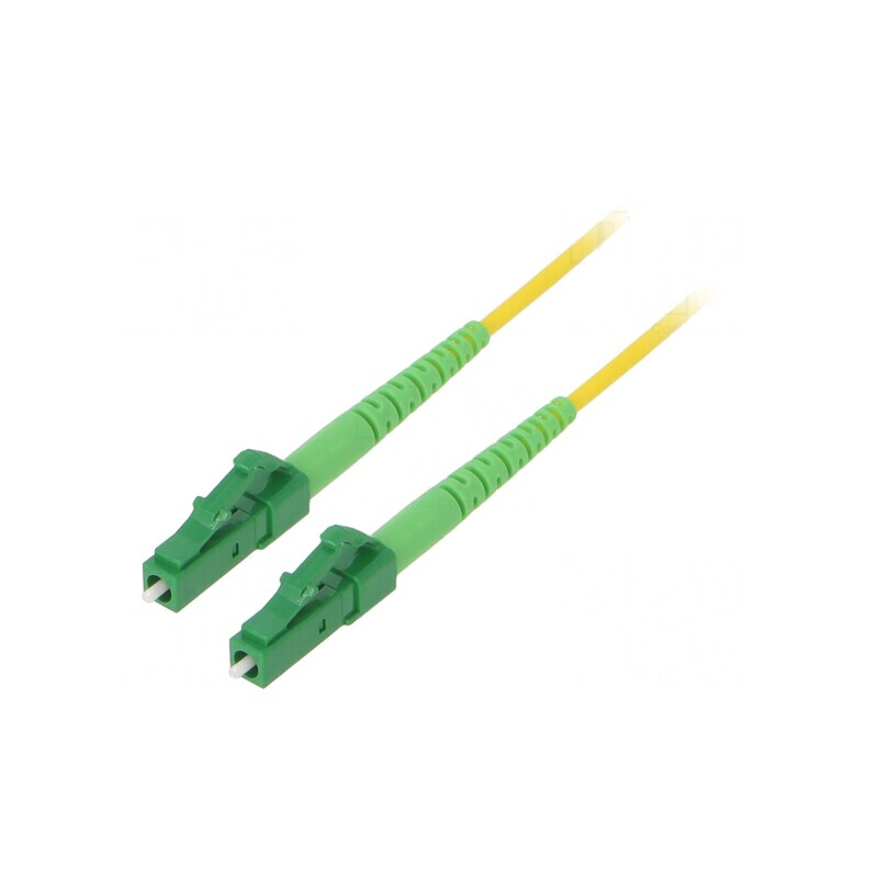 Patch cord fibră optică OS2 LC/APC 2m LSZH | Electronic-mag.ro | Componente Electronice