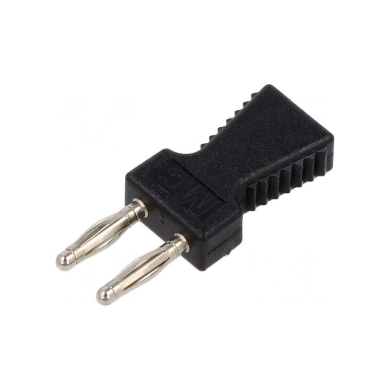 Conector banană 2mm negru 10A 60VDC | Electronic-mag.ro | Componente Electronice