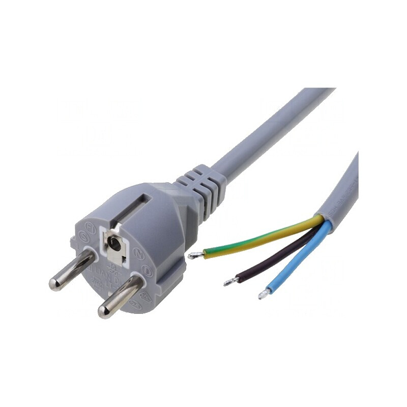 Cablu Electric 3x0,75mm2 PVC 3m Gri 6A | Electronic-mag.ro | Componente Electronice Cablu Electric 3x0,75mm2 PVC 3m Gri 6A | Electronic-mag.ro | Componente Electronice