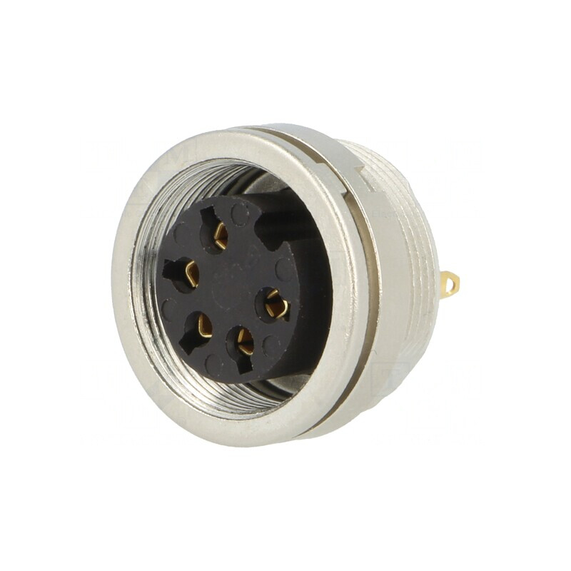 Conector M16 Mamă 5 PIN 5A 250V IP40 | Electronic-mag.ro | Componente Electronice Conector M16 Mamă 5 PIN 5A 250V IP40 | Electronic-mag.ro | Componente Electronice
