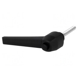 Manetă Franceză Neagră 40mm x 73mm | Electronic-mag.ro | Componente Electronice