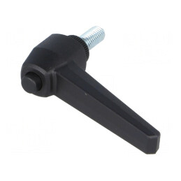 Manetă franceză neagră 20mm 73mm | Electronic-mag.ro | Componente Electronice