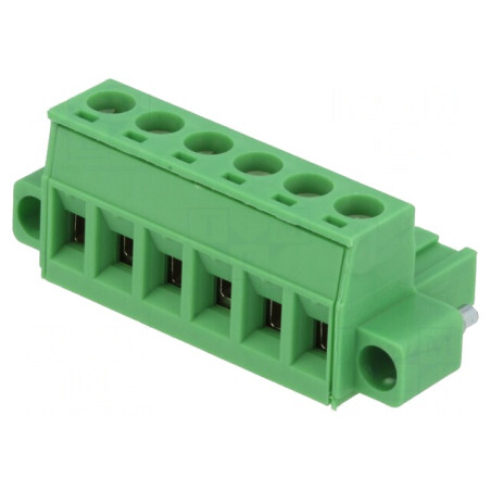 Regletă de Conexiuni Deconectabilă 5,08mm 6 Piste Drept Mufă | Electronic-mag.ro | Componente Electronice
