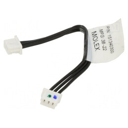 Conector Mamă PicoBlade™ 3 Pin cu Cabluri (x2) | Electronic-mag.ro | Componente Electronice