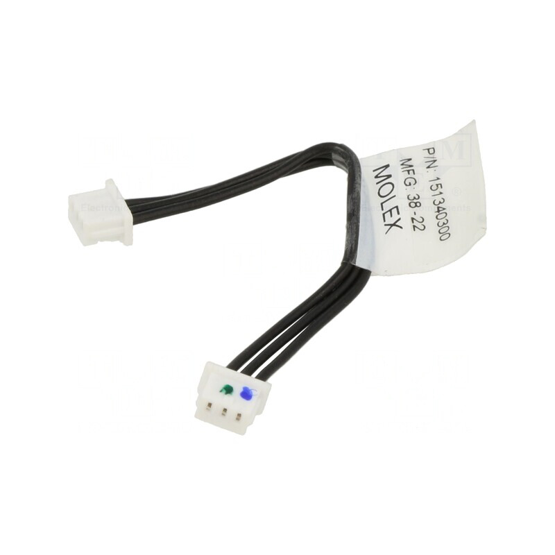 Conector Mamă PicoBlade™ 3 Pin cu Cabluri (x2) | Electronic-mag.ro | Componente Electronice